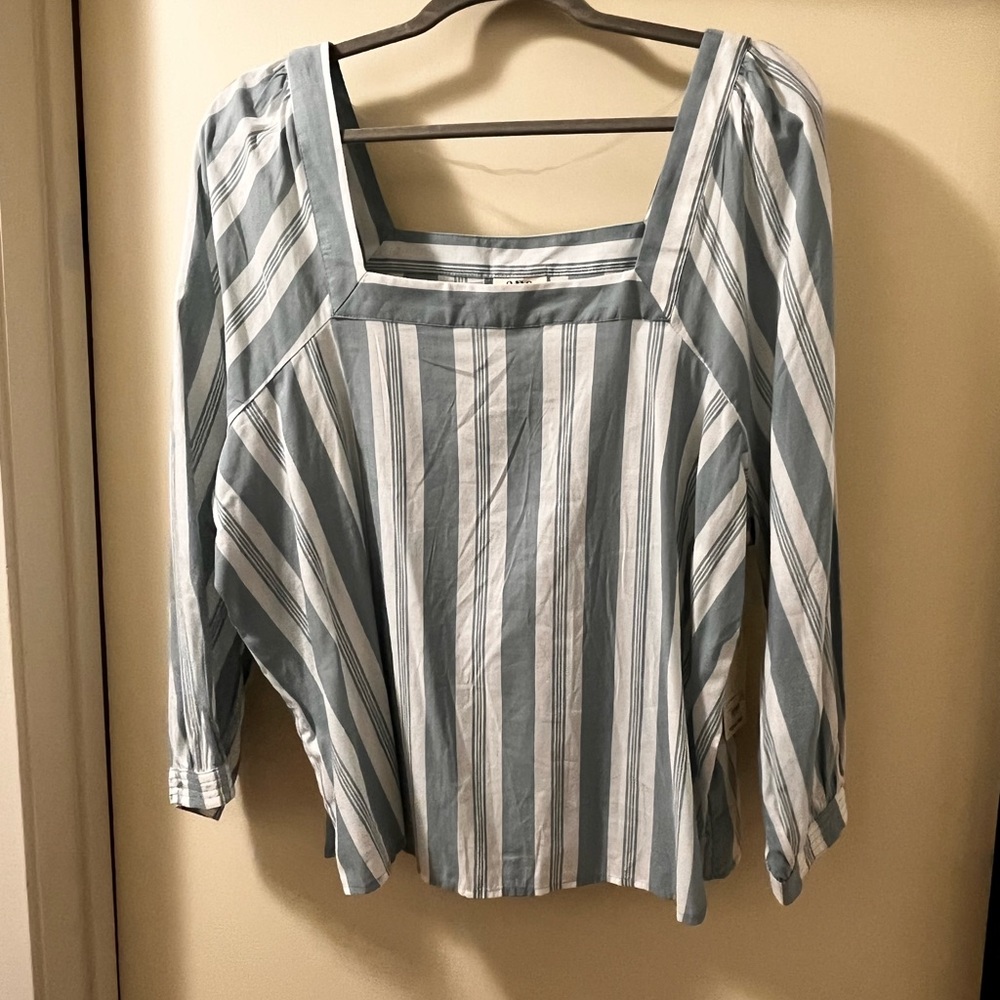 Ana NWT Striped Blouse size XL